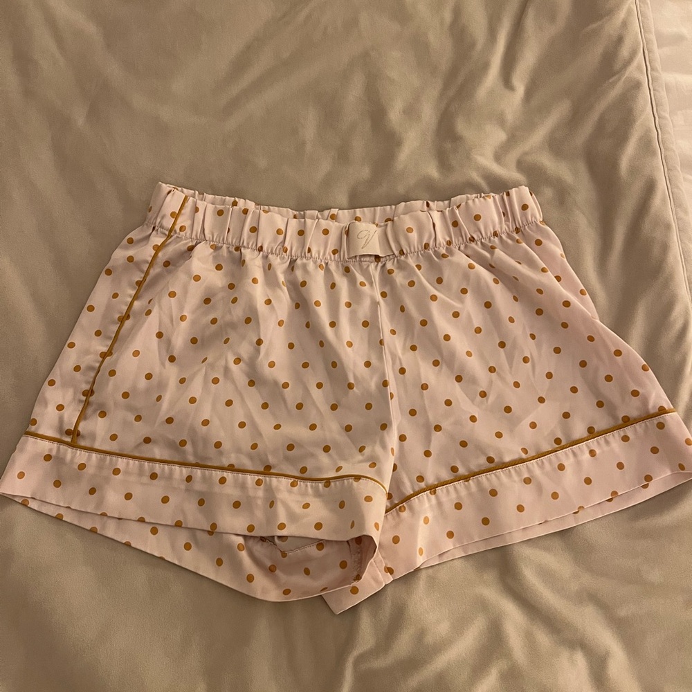 Victoria's Secret Polka Dot Silk Pajama Shorts